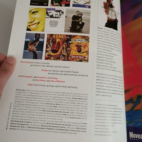 Applied Arts Magazine 2000 Awards Canadian Comms Advertising Y2K Millennium - Picture 5 of 8